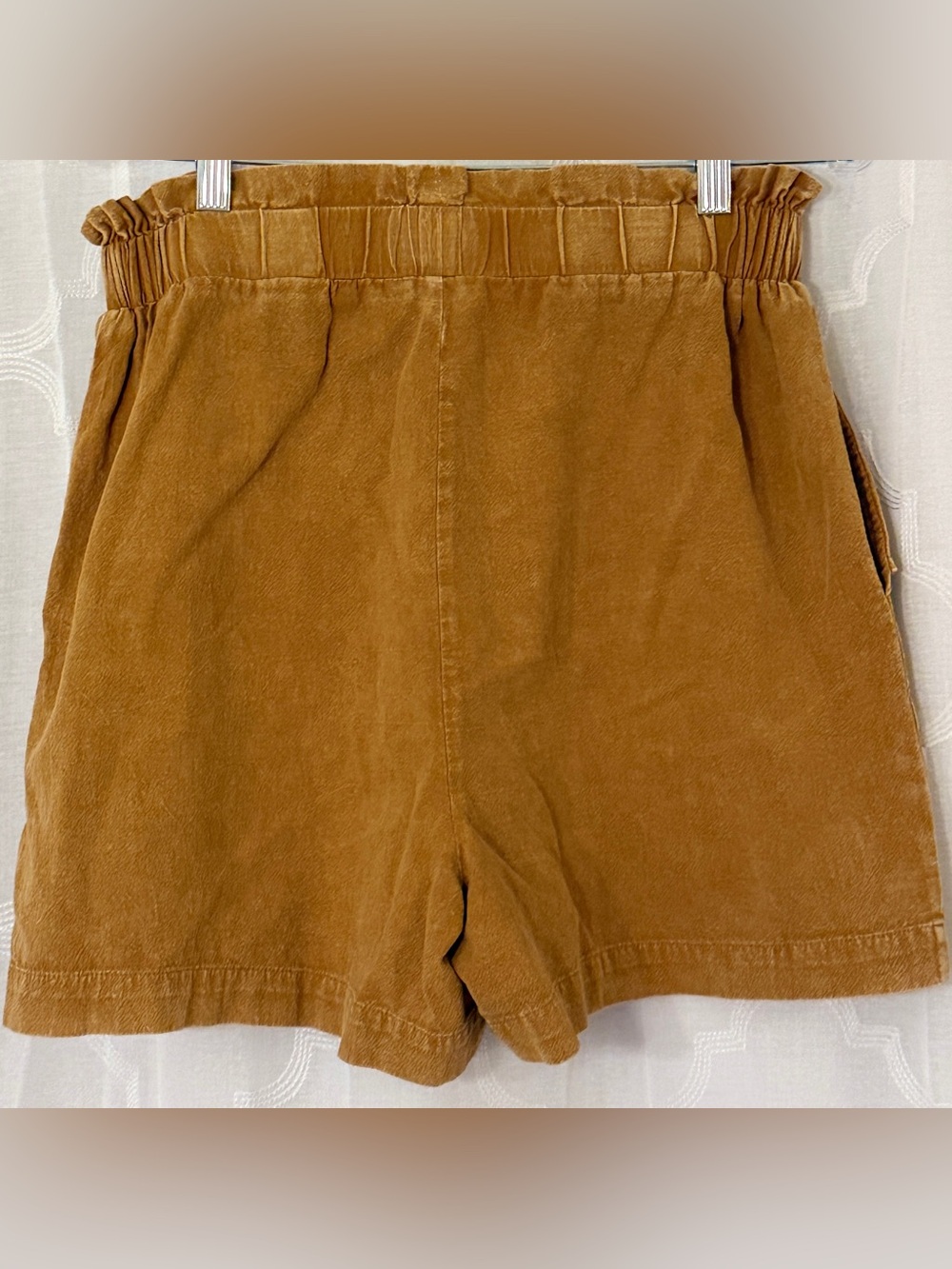 Jane and Delancey Rust High Waisted Shorts | Size Small - Picture 6 of 7